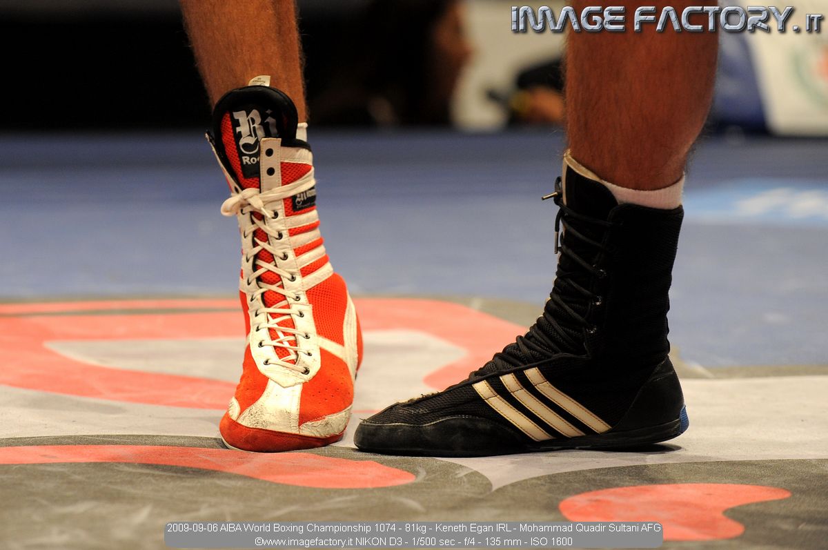 2009-09-06 AIBA World Boxing Championship 1074 - 81kg - Keneth Egan IRL - Mohammad Quadir Sultani AFG